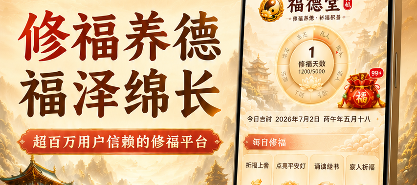 修福养德 福泽绵长